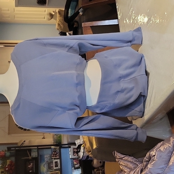 FOREVER21 Longsleeve Dress Open Back Waist light purple Large - Picture 3 of 3